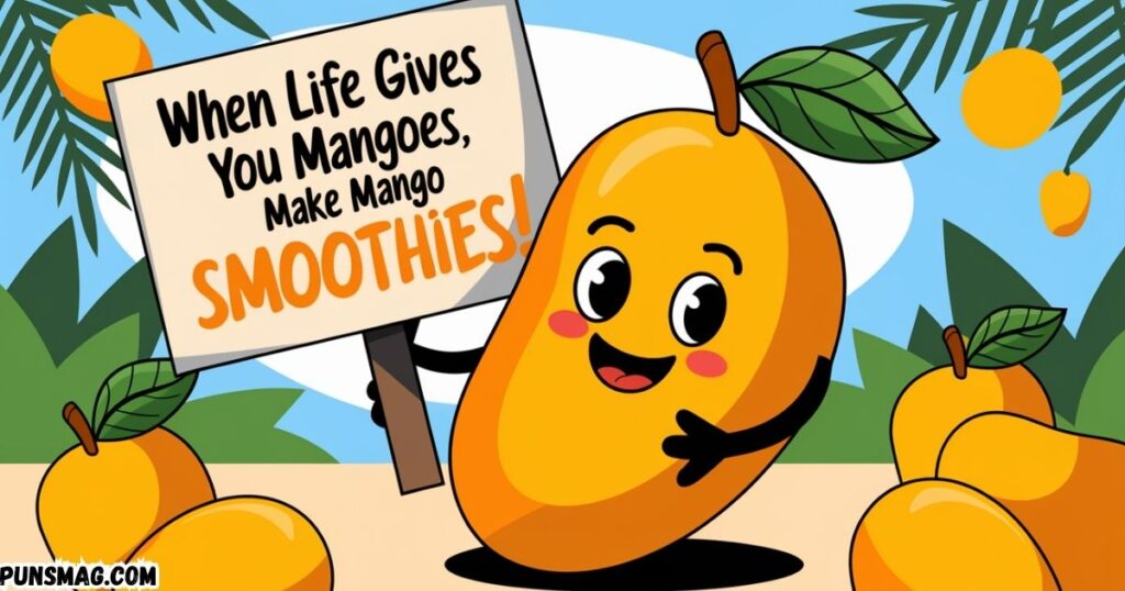 Cute Mango Quotes and Puns 🍑