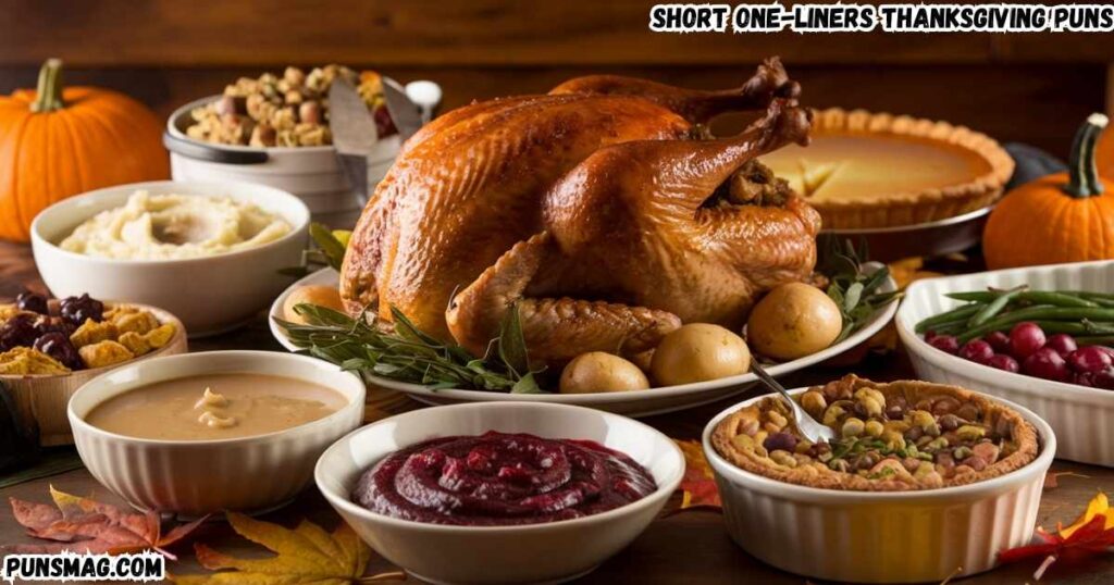 Short One-Liners ThanksGiving Puns