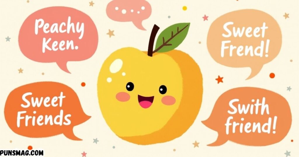 Sweet Peach Puns for Friends