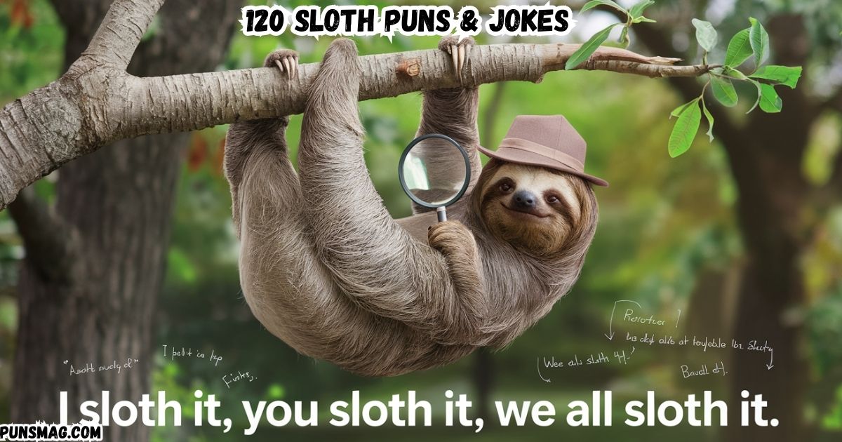 sloth puns sloth jokes