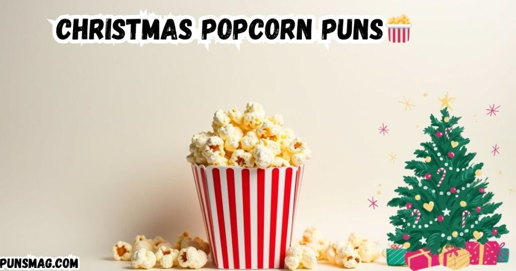 Christmas Popcorn Puns 