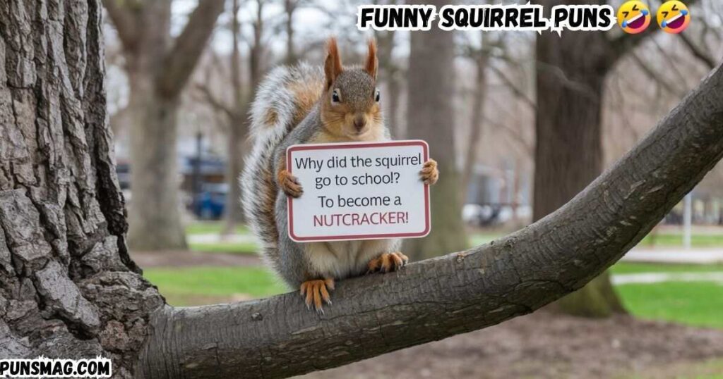 Funny Squirrel Puns