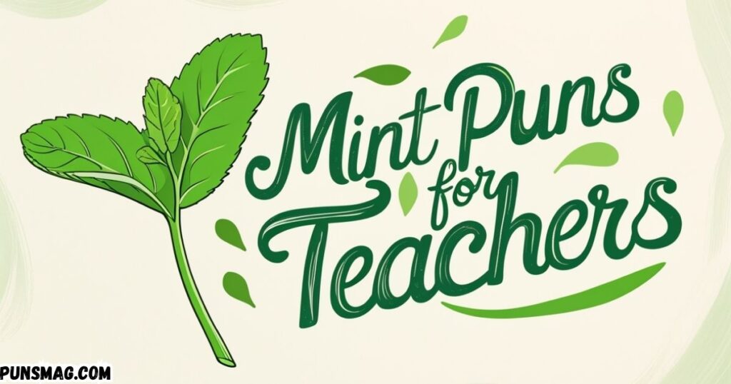 Mint Puns for Teachers 