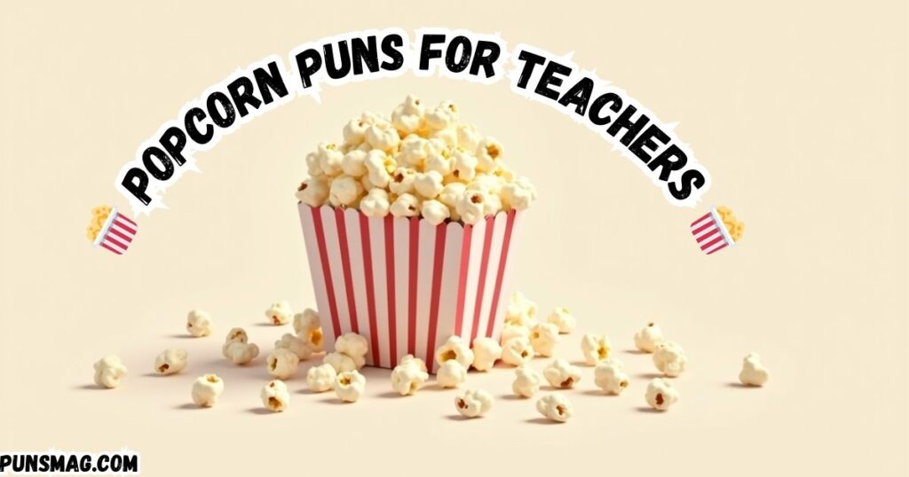 Popcorn Puns for Teachers 