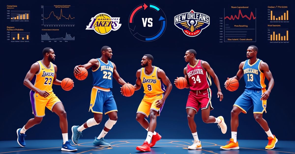 lakers vs new orleans pelicans match player stats